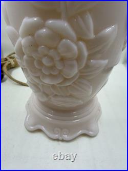 Vintage Aladdin Alacite Milky Table Lamp Excellent Condition