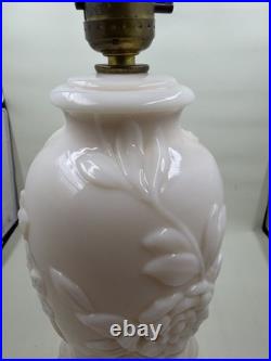 Vintage Aladdin Alacite Milky Table Lamp Excellent Condition