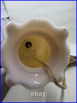 Vintage Aladdin Alacite Milky Table Lamp Excellent Condition