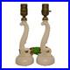 Vintage Aladdin Alacite Uranium Lamp Bases Lot Of 2