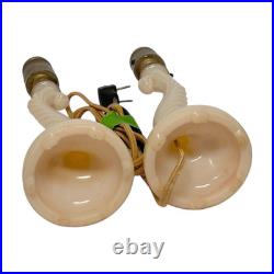 Vintage Aladdin Alacite Uranium Lamp Bases Lot Of 2