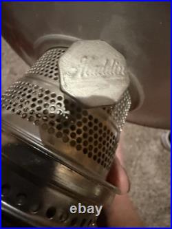 Vintage Aladdin Aluminum Oil Lamp Model 1974 23 Burner MINT Never Lit NOS