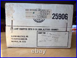 Vintage Aladdin Aluminum watchman B165T Kerosene Oil Lamp high altitude chimney