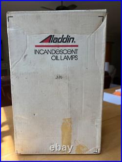 Vintage Aladdin Aluminum watchman B165T Kerosene Oil Lamp high altitude chimney