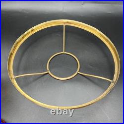 Vintage Aladdin Amber Glass Short Lincoln Drape Oil Lamp #23 Burner