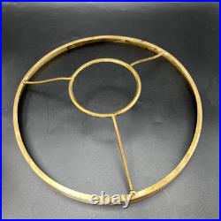 Vintage Aladdin Amber Glass Short Lincoln Drape Oil Lamp #23 Burner