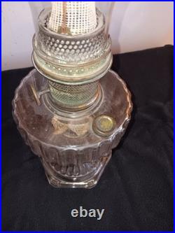 Vintage Aladdin B-103 Clear Corinthian Oil Lamp Original Model B Burner