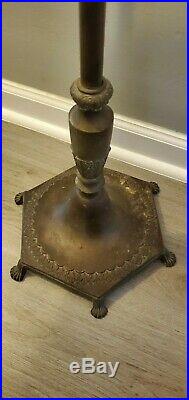 Vintage Aladdin B-466 Model B Stand Floor Lamp and Burner brass bronze