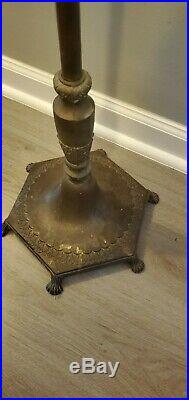 Vintage Aladdin B-466 Model B Stand Floor Lamp and Burner brass bronze