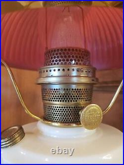 Vintage Aladdin B-75 Alacite Tall Lincoln Drape Lamp With Model B Burner And