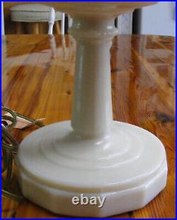 Vintage Aladdin B 75 Tall Lincoln Drape Alacite Oil Lamp Electrified