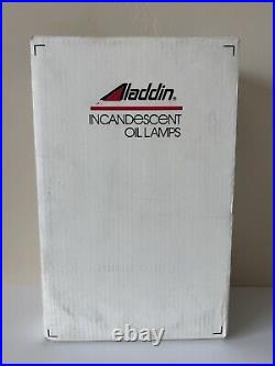Vintage Aladdin B165 Kerosene Oil Lamp Model 23 Burner R105 Chimney In Box