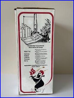 Vintage Aladdin B165 Kerosene Oil Lamp Model 23 Burner R105 Chimney In Box