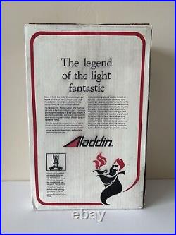 Vintage Aladdin B165 Kerosene Oil Lamp Model 23 Burner R105 Chimney In Box