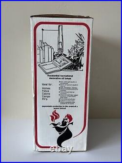 Vintage Aladdin B165 Kerosene Oil Lamp Model 23 Burner R105 Chimney In Box