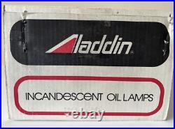 Vintage Aladdin B165 Kerosene Oil Lamp Model 23 Burner R105 Chimney In Box