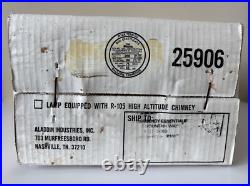 Vintage Aladdin B165 Kerosene Oil Lamp Model 23 Burner R105 Chimney In Box