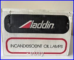 Vintage Aladdin B165 Kerosene Oil Lamp Model 23 Burner R105 Chimney In Box