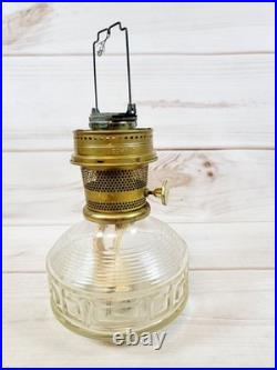 Vintage Aladdin B165 Kerosene Oil Lamp Model 23 Burner With 2 Chimneys