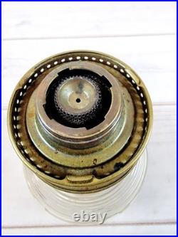 Vintage Aladdin B165 Kerosene Oil Lamp Model 23 Burner With 2 Chimneys
