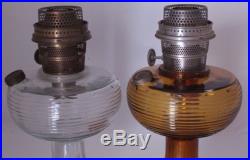 Vintage Aladdin Beehive Kerosene Oil Lamps Pair