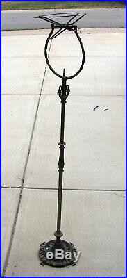 Vintage Aladdin Bird Cage Floor Lamp 1251 withModel 12 Burner/Shade Support