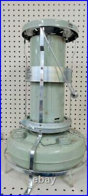 Vintage Aladdin Blue Flame Kerosene Heater Gray Oil Lamp Original