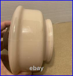 Vintage Aladdin Bracket Oil Lamp Alacite Uranium Glass Nu Type Model B Burner