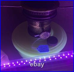 Vintage Aladdin Bracket Oil Lamp Alacite Uranium Glass Nu Type Model B Burner