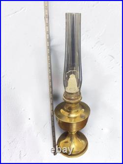 Vintage Aladdin Brass British Made Oil Lamp