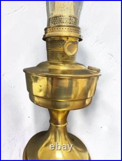 Vintage Aladdin Brass British Made Oil Lamp