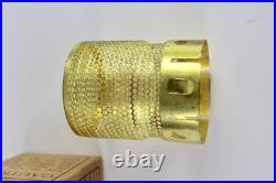 Vintage Aladdin Brass Insect Bug Screen NOS Original Aladdin Box