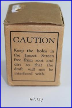 Vintage Aladdin Brass Insect Bug Screen NOS Original Aladdin Box Vintage Aladdin Brass Insect Bug Screen NOS Original Aladdin Box