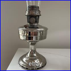 Vintage Aladdin Brass Kerosene Mantle Oil Lamp Base Metal Model No. 12