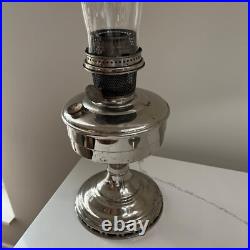 Vintage Aladdin Brass Kerosene Mantle Oil Lamp Base Metal Model No. 12