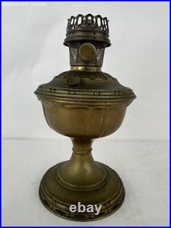 Vintage Aladdin Brass Kerosene Mantle Oil Lamp Base Metal Model No. 7