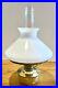 Vintage Aladdin Brass Patent No 3551086 Lamp Milk Glass Shade Kerosene