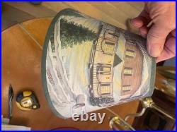 Vintage Aladdin Brass Student Lamp Electric 75th Anniversary