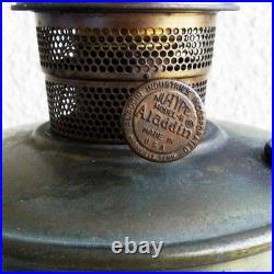 Vintage Aladdin Bronze Treasure Oil Lamp Nu-type Brass Model B