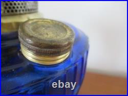 Vintage Aladdin Cobalt Blue Oil Lamp with Nu-Type B Burner