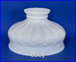 Vintage Aladdin Coleman, Rayo 10 Fitter White Oil Or Electric Glass Lamp Shade