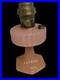 Vintage Aladdin Corinthian Oil Lamp Rose Moonstone Model B Burner 1930s Pink