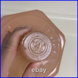 Vintage Aladdin Corinthian Oil Lamp Rose Moonstone W Model B Burner Pink