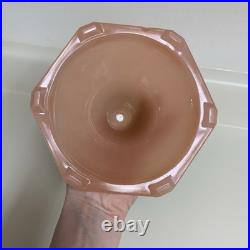 Vintage Aladdin Corinthian Oil Lamp Rose Moonstone W Model B Burner Pink