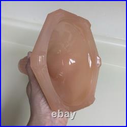 Vintage Aladdin Corinthian Oil Lamp Rose Moonstone W Model B Burner Pink