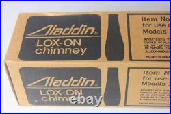 Vintage Aladdin Diamond Quilt Moonstone Kerosene Lamp Pink & White Read