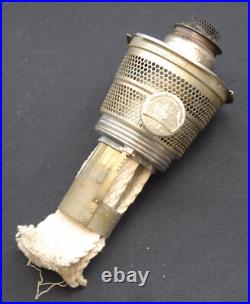 Vintage Aladdin Diamond Quilt Pattern White Moonstone Kerosene Oil Lamp Base