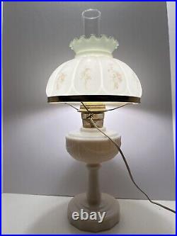 Vintage Aladdin Electrified Lamp With Shade