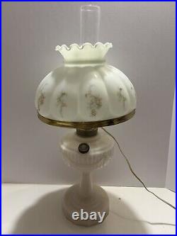 Vintage Aladdin Electrified Lamp With Shade