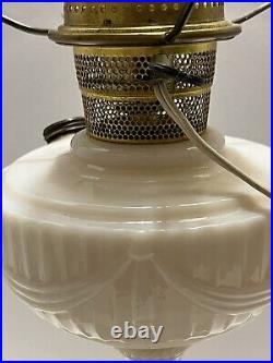 Vintage Aladdin Electrified Lamp With Shade